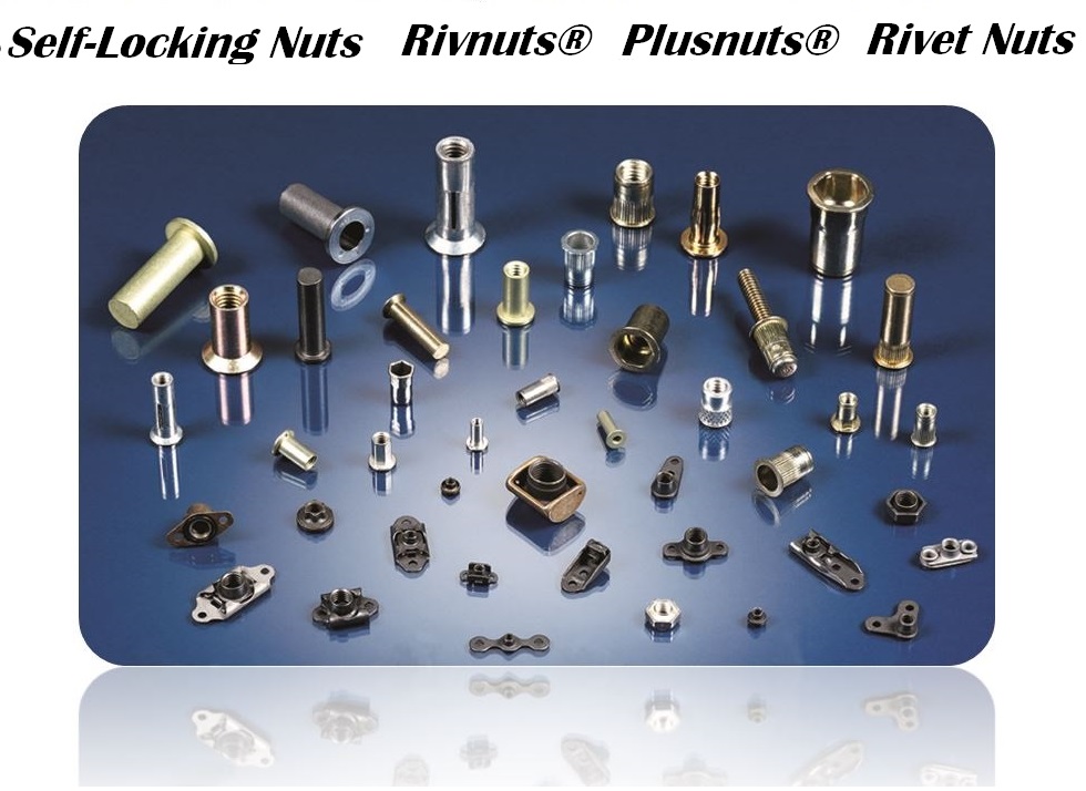 Self-Locking Nuts, Rivnuts, Revit Nuts, Threaded Inserts